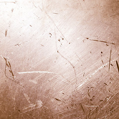 Image showing Retro looking Steel plate