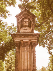 Image showing Altes Bach Denkmal vintage