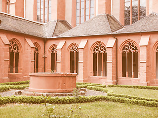 Image showing St Stephan church Mainz vintage