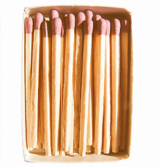 Image showing  Matches picture vintage