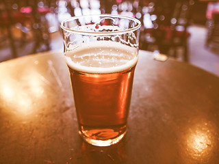 Image showing Retro looking Ale beer