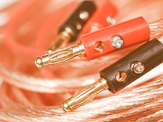 Image showing  Audio cable vintage