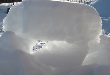 Image showing Light in the snow