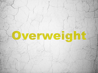 Image showing Health concept: Overweight on wall background