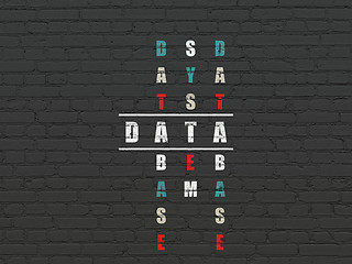 Image showing Information concept: Data in Crossword Puzzle