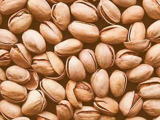 Image showing Retro looking Pistachios picture