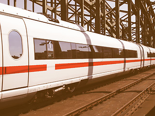 Image showing  Train picture vintage