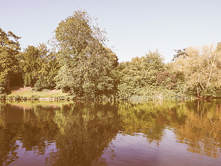 Image showing River Avon in Stratford upon Avon vintage