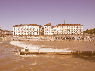 Image showing Piazza Vittorio, Turin vintage