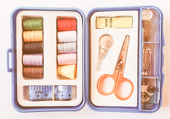 Image showing  Sewing kit vintage