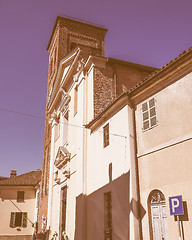 Image showing Santa Maria church in San Mauro vintage