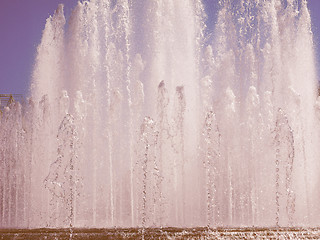 Image showing Fountain in Milan vintage