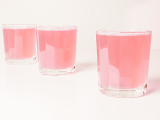 Image showing  Pink grapefruit saft vintage