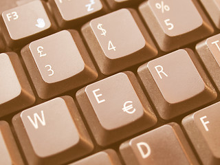 Image showing  Computer keyboard vintage