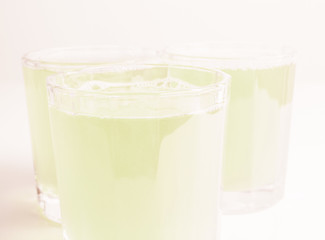 Image showing  Green apple juice vintage