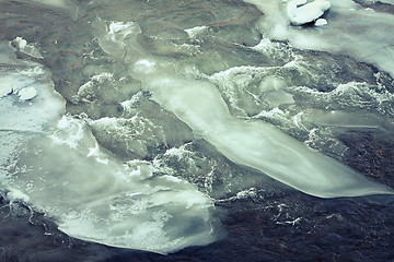 Image showing ice on river surface
