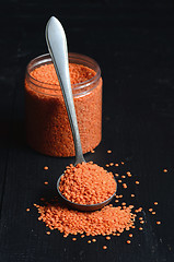 Image showing Dry  Red Lentils