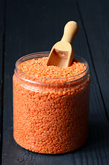 Image showing Dry  Red Lentils