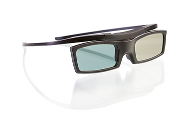 Image showing 3d glasses on white 