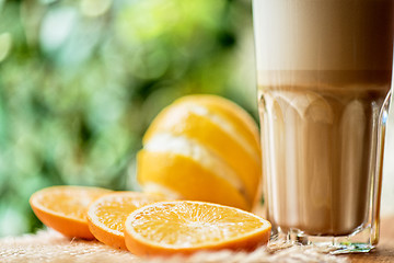 Image showing coffee raf with citrus