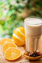 Image showing coffee raf with citrus