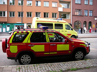 Image showing Fire Chiefs Vehicle