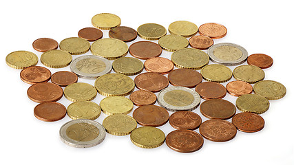 Image showing Many Euro Coins