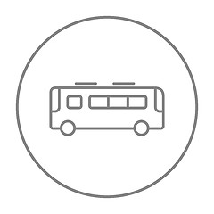 Image showing Bus line icon.