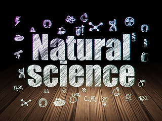 Image showing Science concept: Natural Science in grunge dark room