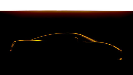 Image showing sports car silhouette