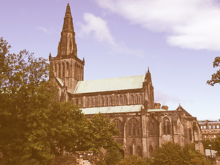 Image showing Glasgow cathedral vintage