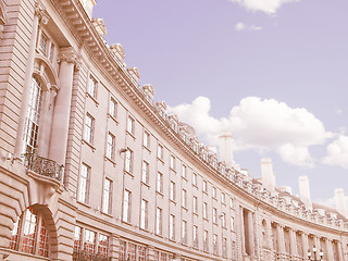 Image showing Regents Street, London vintage