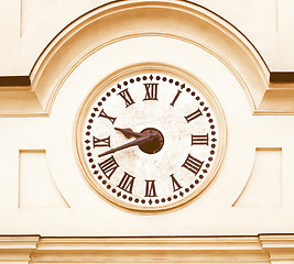 Image showing  Old clock vintage