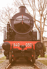 Image showing  Steam train vintage