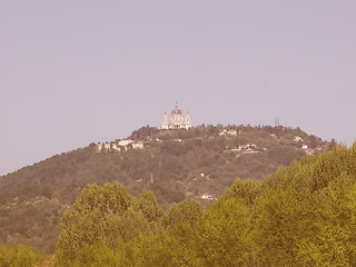 Image showing Turin hills vintage