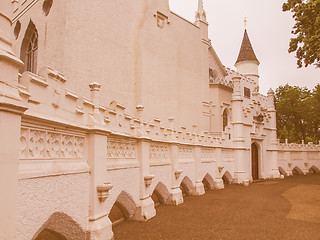 Image showing Strawberry Hill house vintage