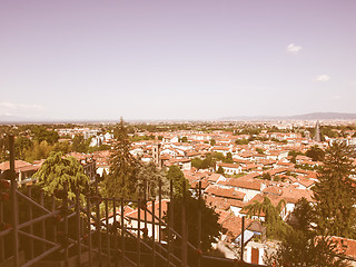 Image showing Turin panorama vintage