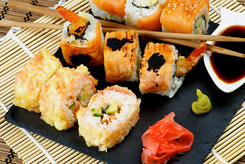 Image showing Various Maki Sushi