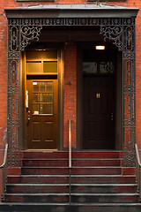 Image showing Brownstone doors