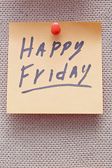 Image showing Happy Friday