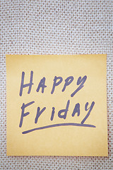 Image showing Happy Friday