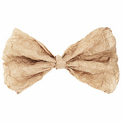 Image showing Vintage paper bow tie