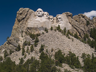 Image showing Mount Rushmore with Deep Sky