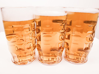 Image showing  Lager beer vintage