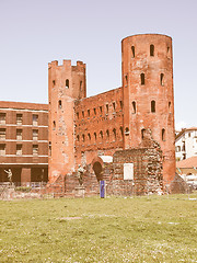 Image showing Torri Palatine, Turin vintage