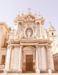 Image showing Santa Cristina and San Carlo church vintage