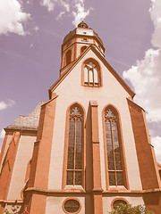 Image showing St Stephan church Mainz vintage