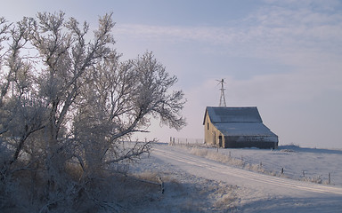 Image showing Rural Winter Morning