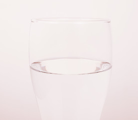 Image showing  Glass of water vintage