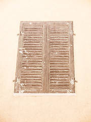 Image showing  Fake painted window vintage